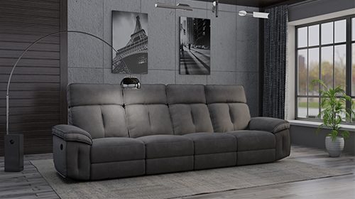 модульный диван с реклайнерами