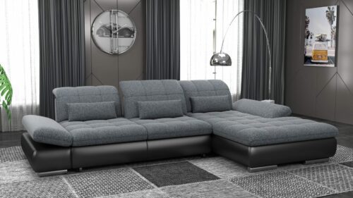 ספה עם שזלונג בעיצוב מודרני 