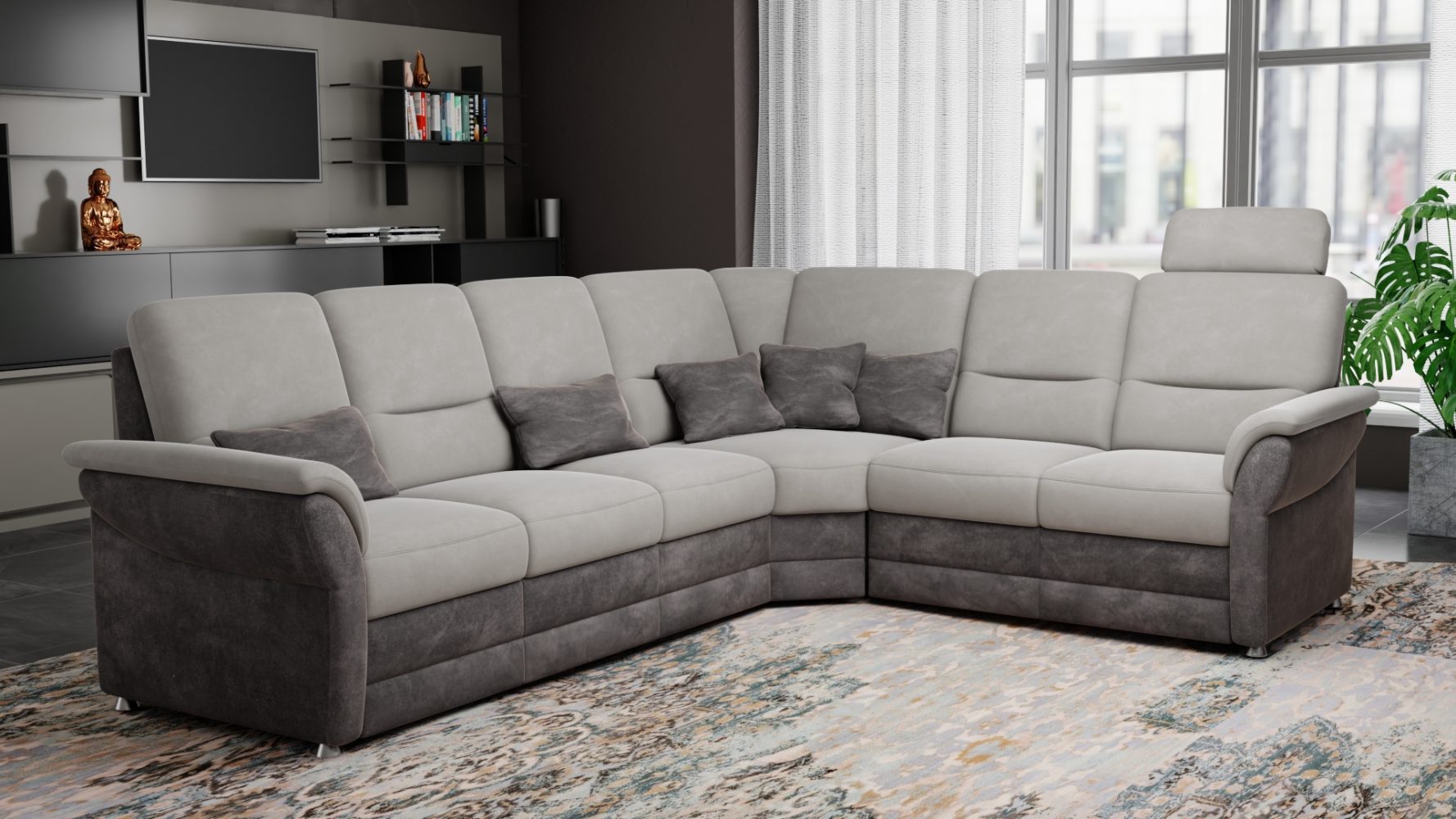 угловой диван в классическом стиле